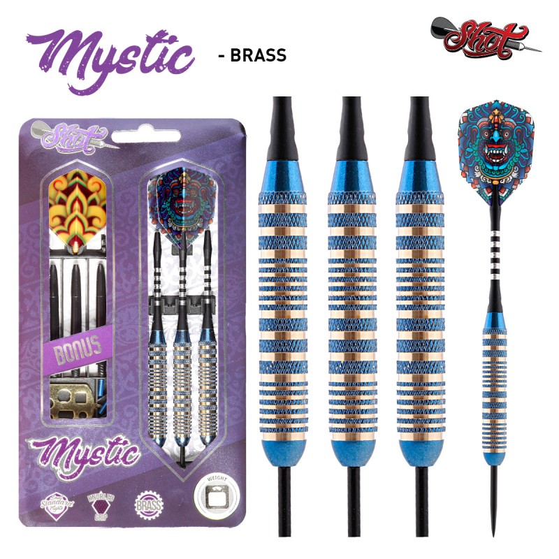 New Ruthless Purple Darts Combo Pack 3 Sets Standard Flights and Shafts 
