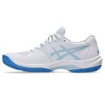images Asics Gel Game FF Ladies White Blue Coast