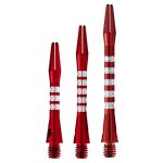 Shot Aluminium Pyramid Shafts Red