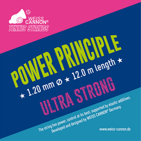 Weiss Cannon Power Principle Strings 17g Reel
