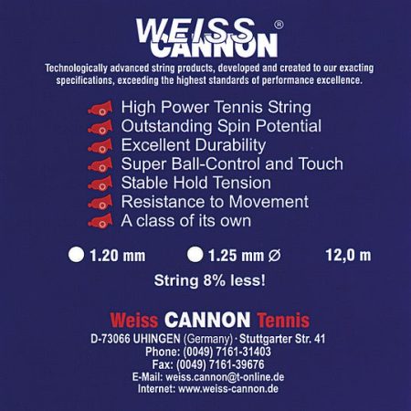 Weiss Cannon Silverstring Strings 17g Reel