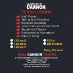 Weiss Cannon Scorpion Strings 17g