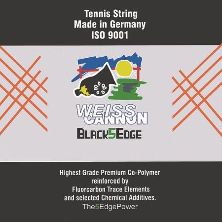 Weiss Cannon Black 5 Edge Strings 17g
