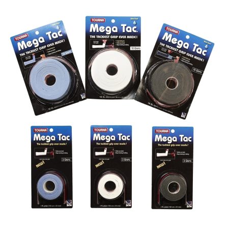 Tourna Mega Tac Over grips 3 Pack Black