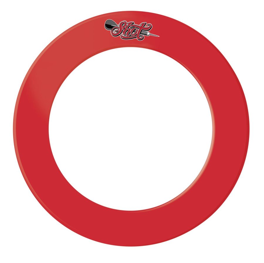 Shot Dartboard Surround Red