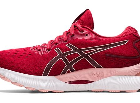 Asics Gel Nimbus 24 Ladies Cranberry Frosted Rose