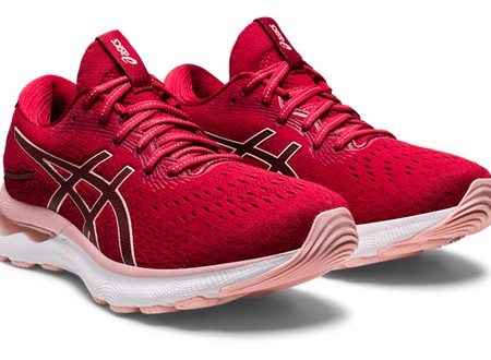 Asics Gel Nimbus 24 Ladies Cranberry Frosted Rose