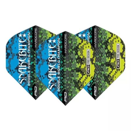 Red Dragon HC Snakebite Multi Snakeskin Blue Flights