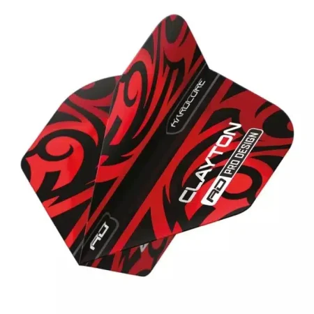 Red Dragon HC Jonny Clayton Red Black Tribal Flights