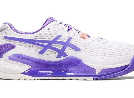 Asics Gel Resolution 9 White Amethyst Ladies
