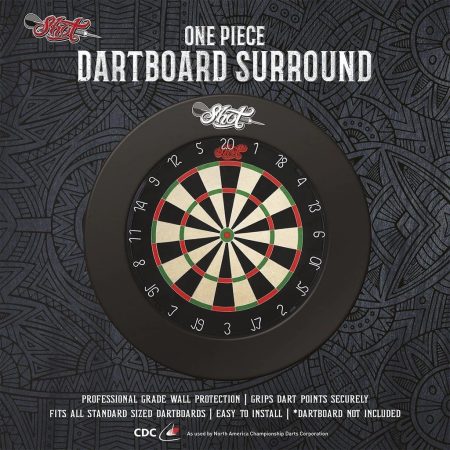Shot Dartboard Surround Black