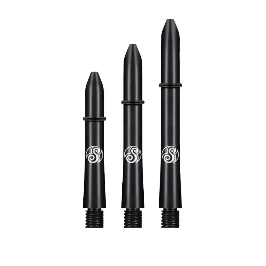 Shot Aluminium Black Shafts
