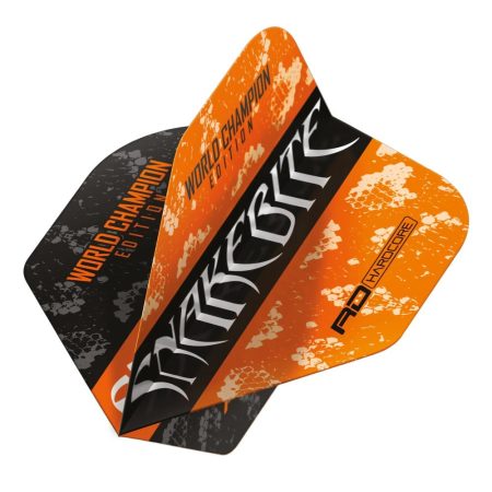 Red Dragon Yin Yang Peter Wright Black Orange Flights