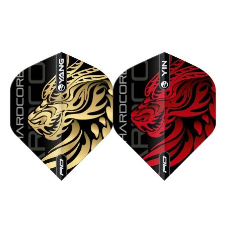 Red Dragon Yin Yang Jonny Clayton Gold Red Flights
