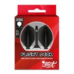 Shot Flight Deck One Piece Flight and Shaft Black
