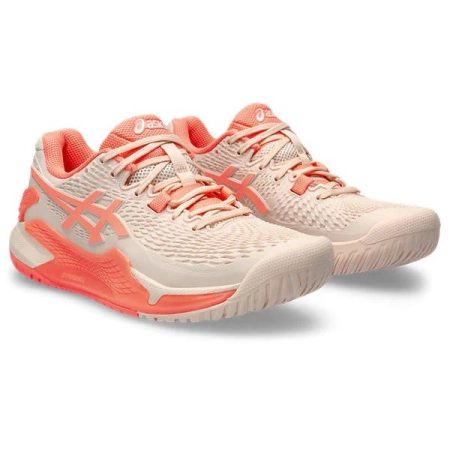 Asics Gel Resolution 9 Pearl Pink Sun Choral Ladies