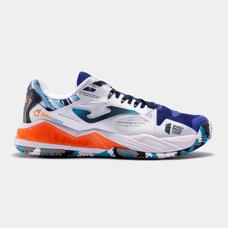 Joma T-Spin 2304 Padel Shoes Royal White