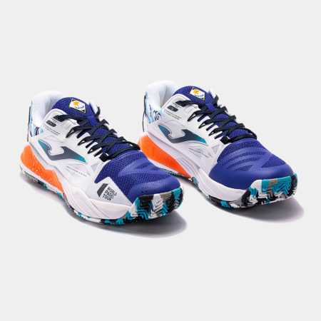 Joma T-Spin 2304 Padel Shoes Royal White