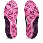 Asics Gel Resolution 9 Ladies Deep Mauve Lime Green Padel Shoes