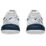 images Asics Gel Game 9 GS White Mako Blue Junior Tennis Shoe