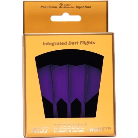 Cuesoul Rost T19 Big Wing Clear And Purple Flights