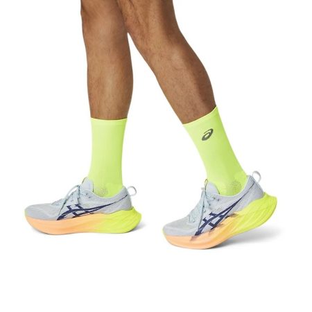 Asics Performance Socks Yellow Grey Crew 1 Pack