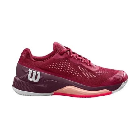 Wilson Rush pro 4.0 Ladies Beet Red White Peach