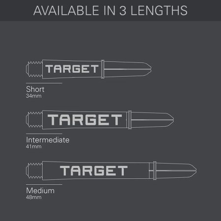 Target Tag Pro Grip Shafts White Black