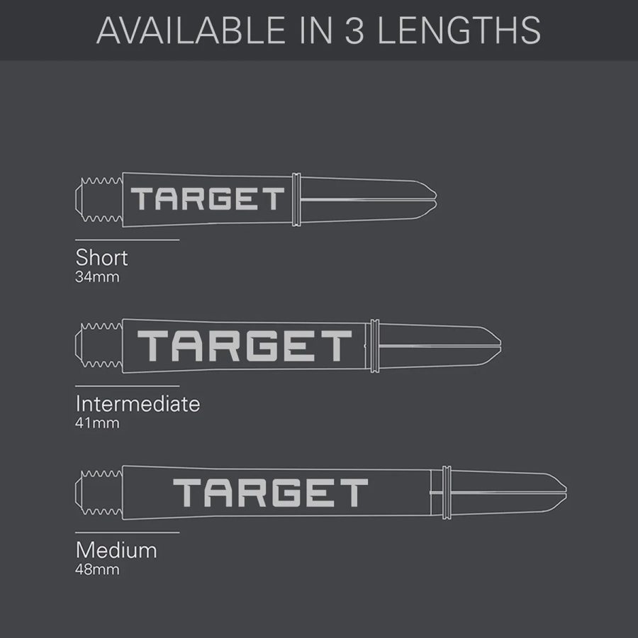 Target Tag Pro Grip Shafts White Black