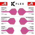 Target K-Flex N02 Flights Medium Neon Pink