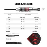 DC Astrofire Knurled Darts
