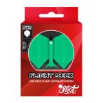 Shot Flight Deck One Piece Flight and Shaft Green