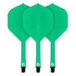 Shot Flight Deck One Piece Flight and Shaft Green