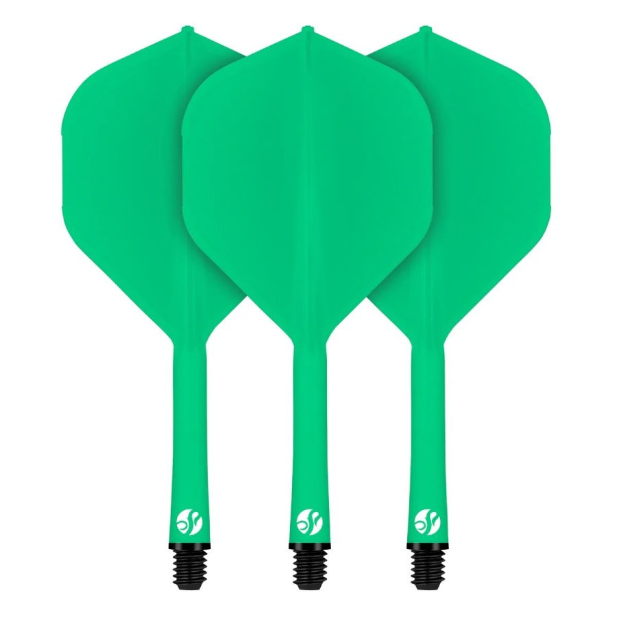 Shot Flight Deck One Piece Flight and Shaft Green