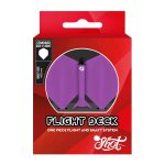 Shot Flight Deck One Piece Flight and Shaft Purple