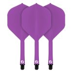 Shot Flight Deck One Piece Flight and Shaft Purple