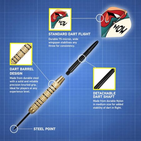 Shot Solo Brass Darts