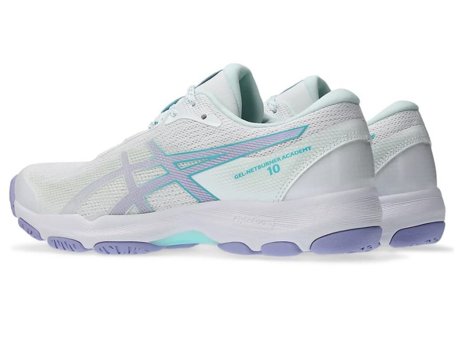 Asics Gel Netburner Academy 10 White Vapor Ladies