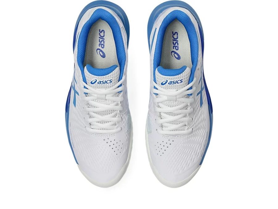images Asics Gel Challenger 14 Ladies White Blue Coast