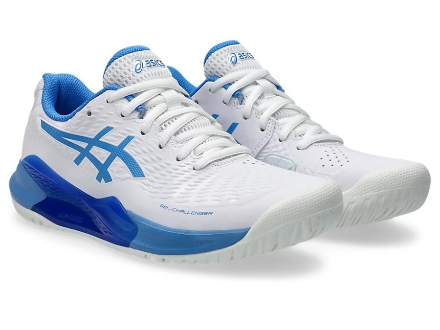 images Asics Gel Challenger 14 Ladies White Blue Coast