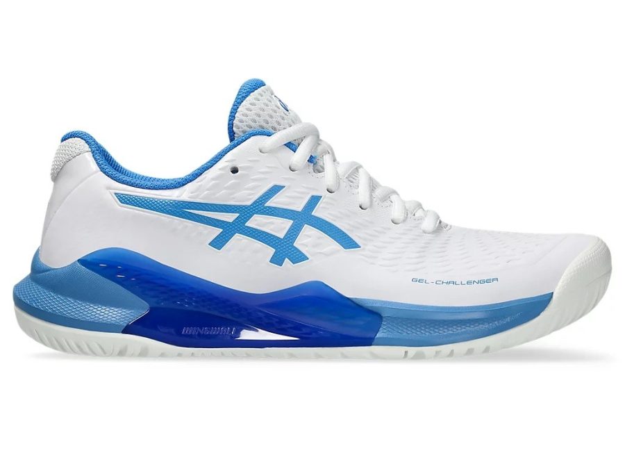 images Asics Gel Challenger 14 Ladies White Blue Coast