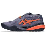 Asics Gel Resolution X Greyish Purple Nova Orange