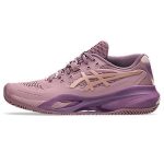 Asics Gel Resolution X Ladies Purple Oxide Rose Gold Padel Shoes