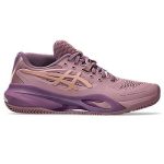 Asics Gel Resolution X Ladies Purple Oxide Rose Gold Padel Shoes