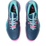 Asics Gel Resolution X Mako Blue Hot Pink Padel Shoes