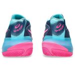 Asics Gel Resolution X Mako Blue Hot Pink Padel Shoes