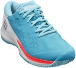 Wilson Rush Pro Ace Scuba Blue White Fiery Coral Ladies