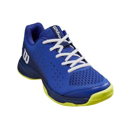 Wilson Rush Pro Ace Junior Bluing Safety Yellow
