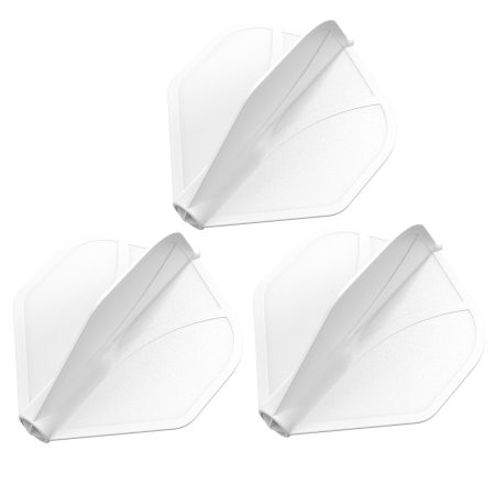 Shot Airfoil White Molded Std Flights