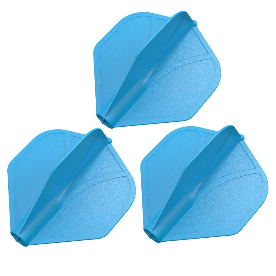 Shot Airfoil Blue Molded Std Flights